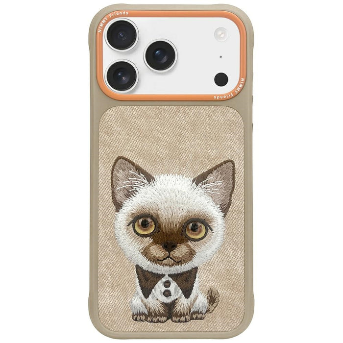 Nimmy Big Eyed Pet 2.0 Cat case for iPhone 17 - beige