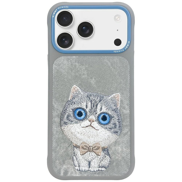 Nimmy Big Eyed Pet 2.0 Cat Case for iPhone 17 Pro - Gray