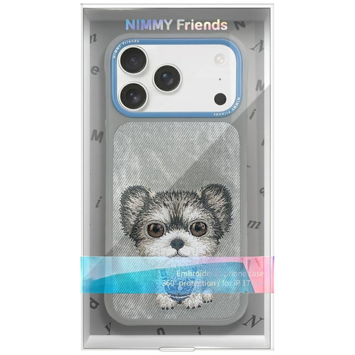 Nimmy Big Eyed Pet 2.0 Dog Case for iPhone 17 Pro - Gray