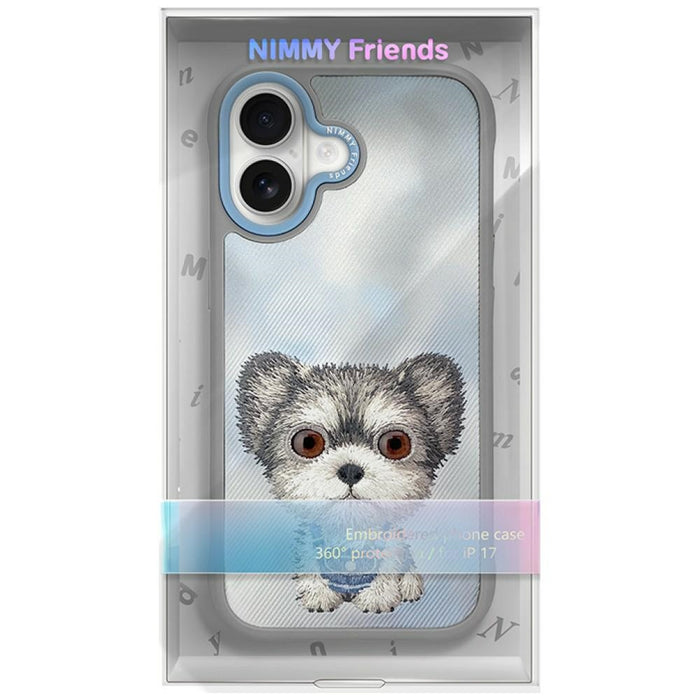 Nimmy Big Eyed Pet 2.0 Dog Case for iPhone 17 - Gray