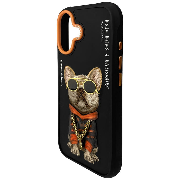 Nimmy Glasses Cool Dog iPhone 17 Case - Black