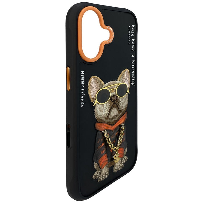 Nimmy Glasses Cool Dog iPhone 17 Case - Black
