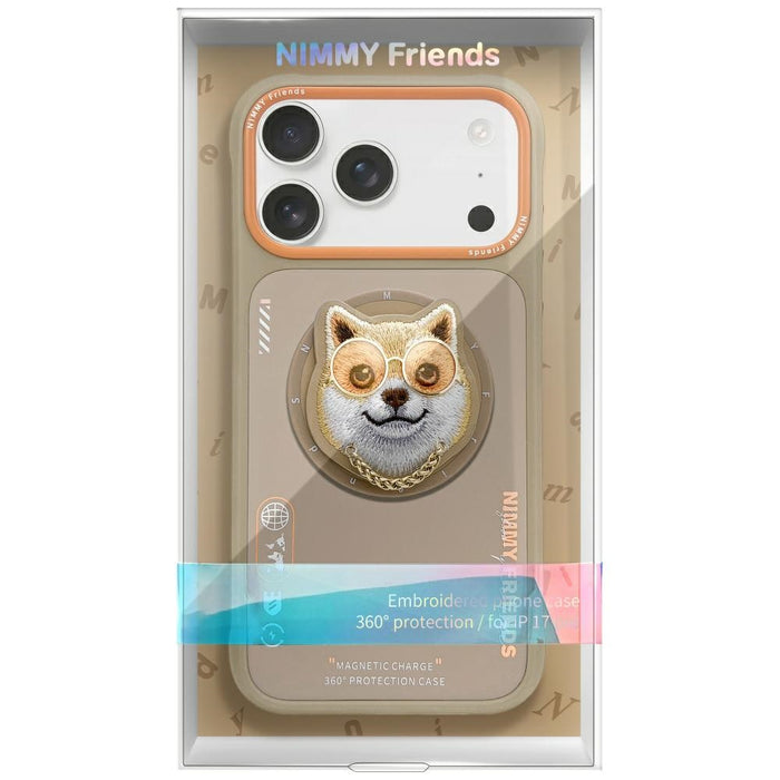 Nimmy Glasses Cool nag MagSafe Case for iPhone 17 - Beige