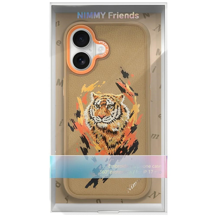 Nimmy Tiger MagSafe case for iPhone 17 - light brown