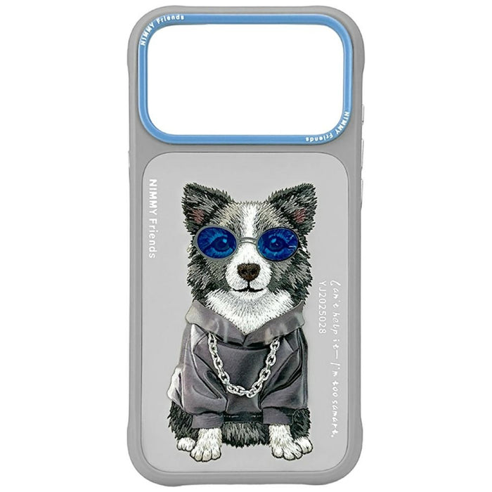 Nimmy Glasses Cool Nag Case for iPhone 17 Pro Max - Gray