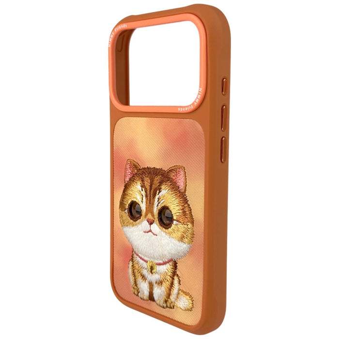 Nimmy Big Eyed Pet 2.0 Cat case for iPhone 17 Pro - orange