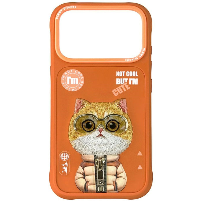 Nimmy Cool&amp;Cute 2.0 Cat Case for iPhone 17 Pro Max - Orange