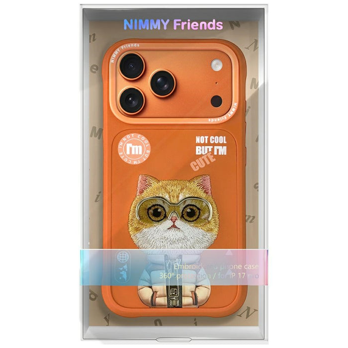 Nimmy Cool&amp;Cute 2.0 Cat Case for iPhone 17 Pro Max - Orange