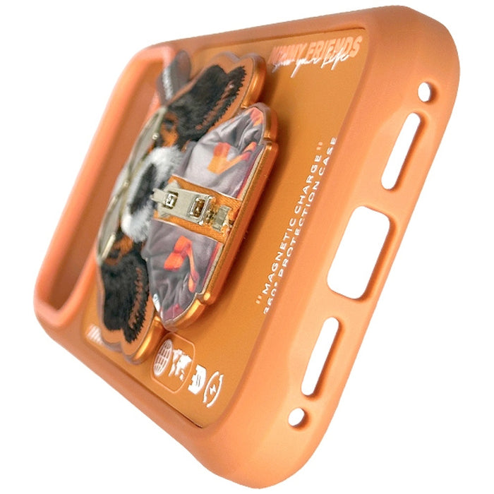 Nimmy Cool&amp;Cute 2.0 Dog Case for iPhone 17 Pro Max with Magnetic Hanger - Orange