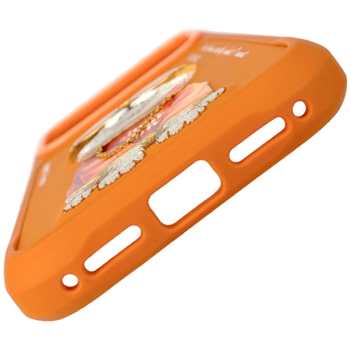 Nimmy Glasses Cool Cat Case for iPhone 17 Pro Max - Orange