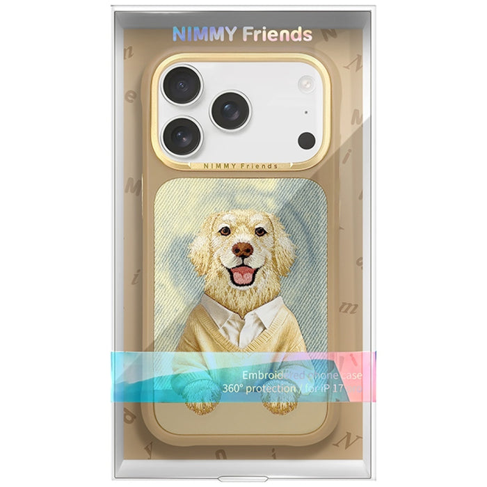 Nimmy Gentle Pets Series Dog MagSafe case for iPhone 17 Pro - brown