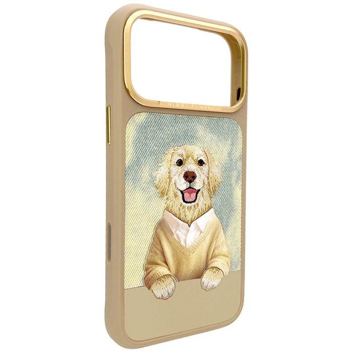 Nimmy Gentle Pets Series Dog MagSafe case for iPhone 17 Pro - brown