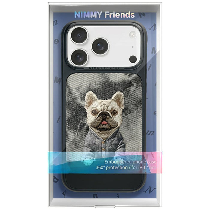 Nimmy Gentle Pets Series Dog MagSafe case for iPhone 17 Pro Max - black
