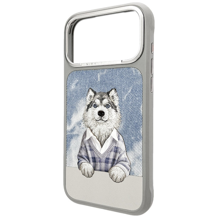 Nimmy Gentle Pets Series Dog MagSafe case for iPhone 17 Pro Max - gray