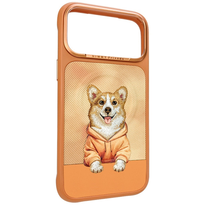 Nimmy Gentle Pets Series Dog MagSafe case for iPhone 17 Pro - orange
