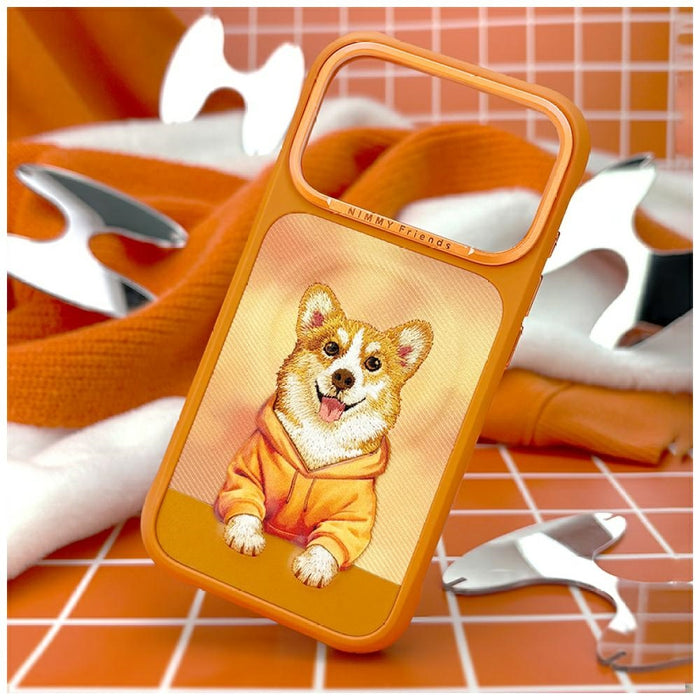 Nimmy Gentle Pets Series Dog MagSafe case for iPhone 17 Pro - orange