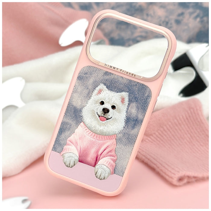Nimmy Gentle Pets Series Dog MagSafe case for iPhone 17 Pro - pink