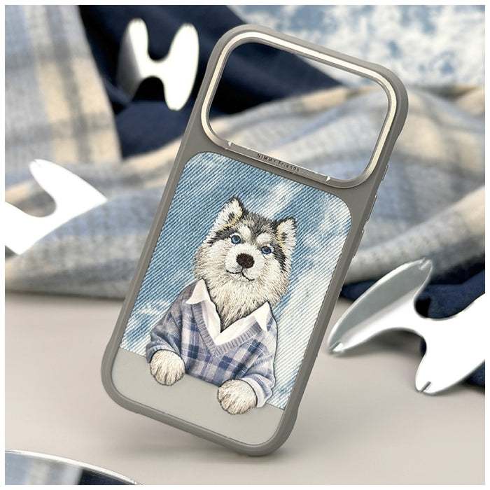 Nimmy Gentle Pets Series Dog MagSafe case for iPhone 17 Pro - gray