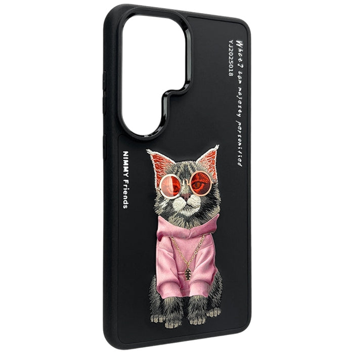 Nimmy Glasses Cool Cat Case for Samsung Galaxy S26 Ultra - Black