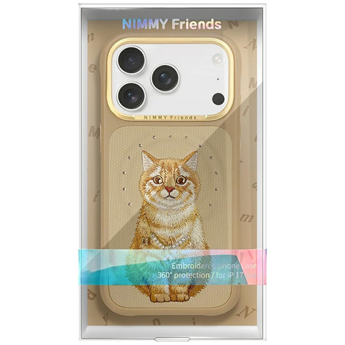 Nimmy Lucky Fashion Cat MagSafe case for iPhone 17 Pro Max - brown