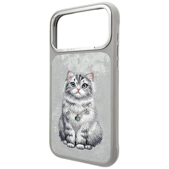 Nimmy Lucky Fashion Cat MagSafe case for iPhone 17 Pro Max - gray