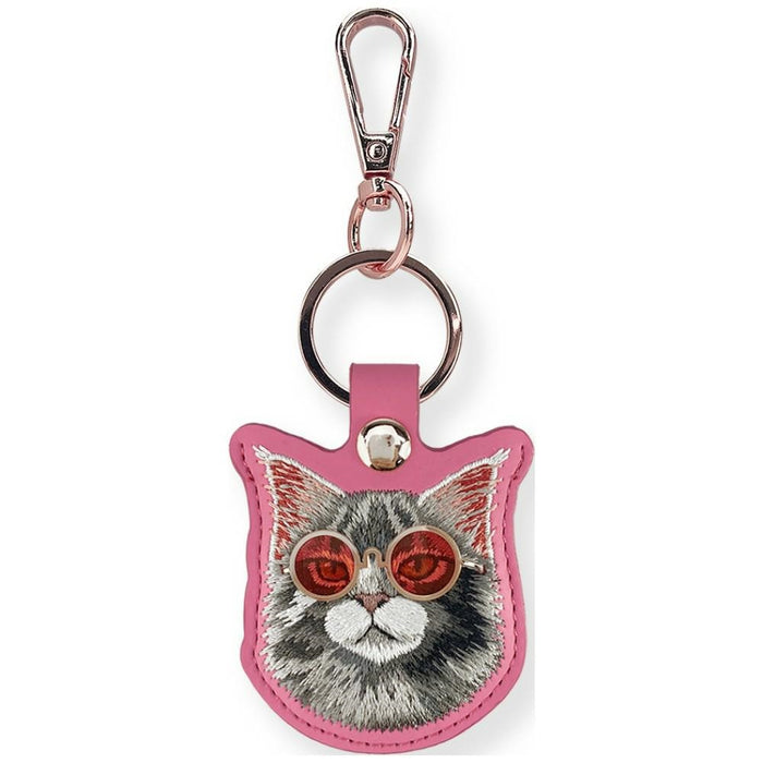 Nimmy Glasses Cool and Cute Cat Tracker Case - Pink
