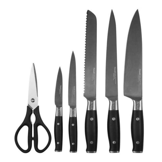 Комплект кухненски ножове NINJA Foodi K32006EU StaySharp Knife Block with Integrated Sharpener 6 бр
