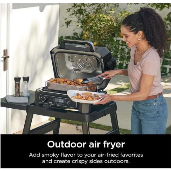 Grill NINJA OG850 Pro XL, 4-in-1, Grill, BBQ smoke, Air Fry, & Bake