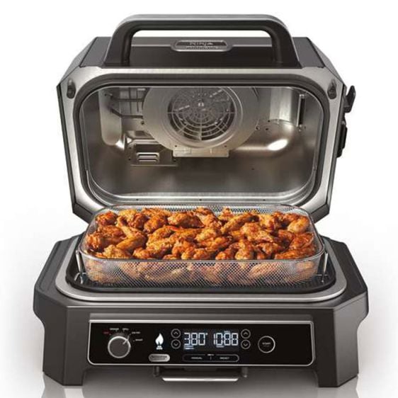 Grill NINJA OG850 Pro XL, 4-in-1, Grill, BBQ smoke, Air Fry, & Bake