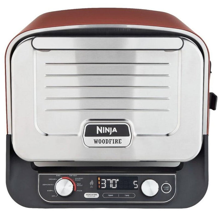 Ninja Woodfire Outdoor Pizza Oven 8-in-1, Red EU OO101EU
