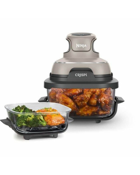 Fryer NINJA Crispi 4-in-1 Portable Glass Air Fryer FN101EUST, 3.8 l, Stone