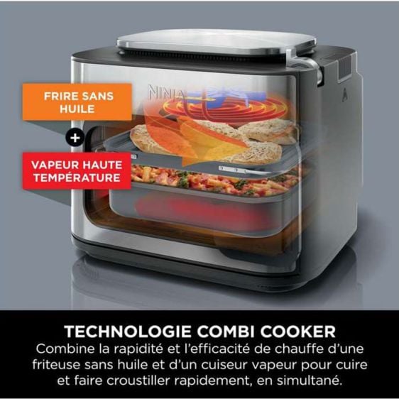 Ninja Combi All-in-One Multicooker, Oven, Air Fryer 12,5L Silver EU SFP700EU