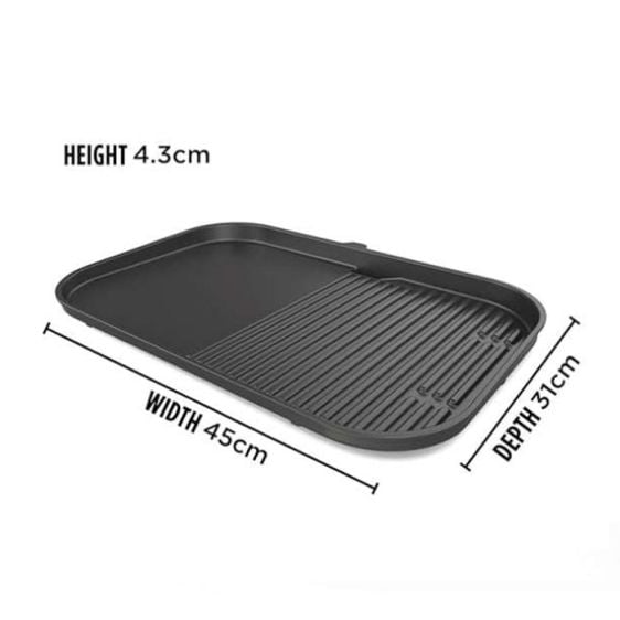 NINJA Non-Stick Combo Flat & Griddle BBQ Plate - XSKOGXLGGCMEU