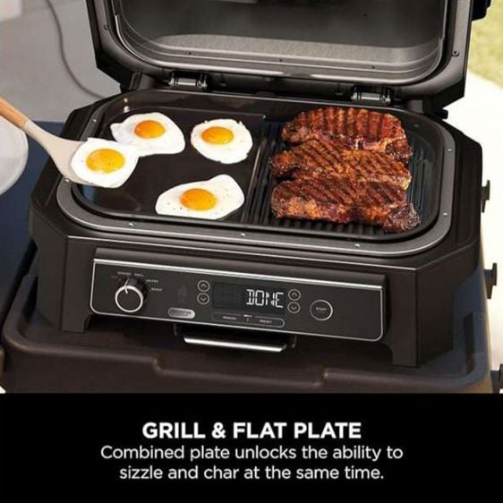 NINJA Non-Stick Combo Flat & Griddle BBQ Plate - XSKOGXLGGCMEU