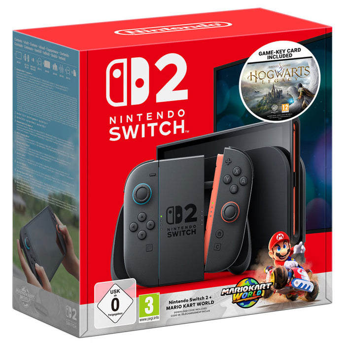 Console NINTENDO SWITCH 2 MARIO KART WORLD + HOGWARTS LEGACY 256 GB