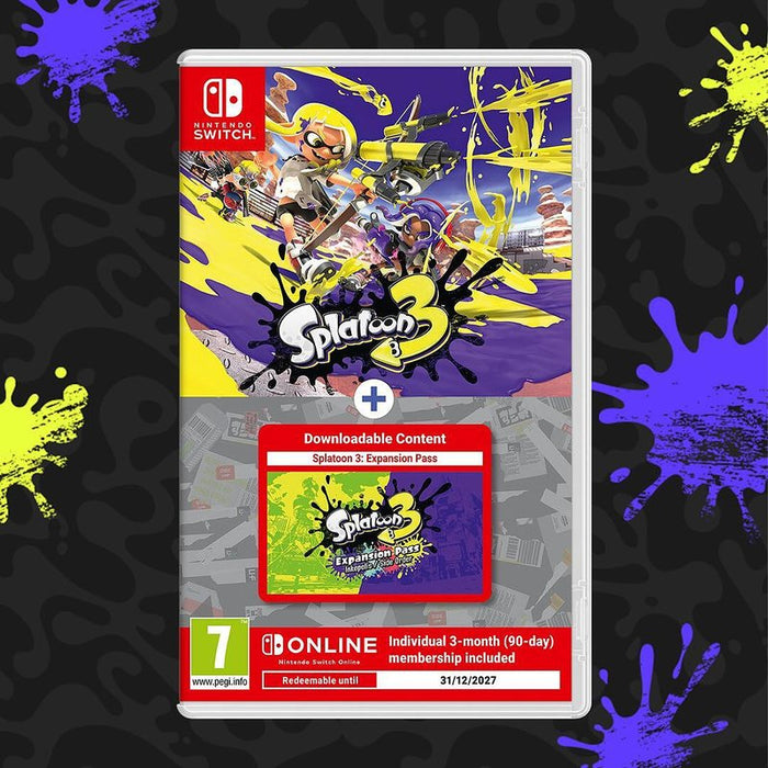 Splatoon 3 Game + EXP PASS + 3M NSO (NSW)