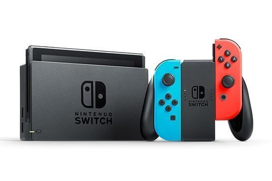 Nintendo Switch Console Neon Red Blue EU