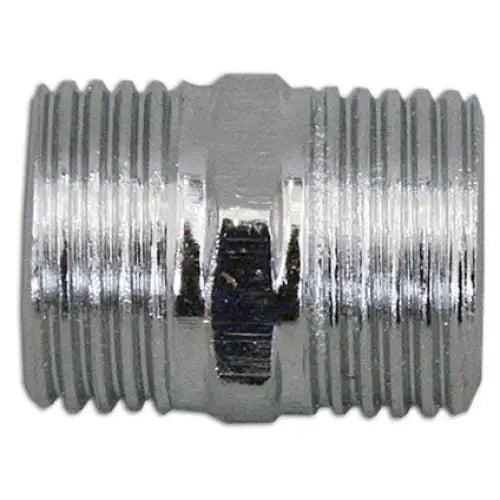 NIPPLE 3/8 X 3/8 CHROME AQUASTO - ВИК тръби и фитинги<<<Отопление Охлаждане и Вик<<<Praktiker&&&ВИК тръби и
