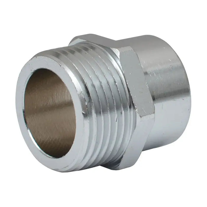 NIPPLE COUPLING 3/4 X1/2 CHROME AQUASTO - ВИК тръби и фитинги<<<Отопление Охлаждане и Вик<<<Praktiker&&&ВИК тръби и