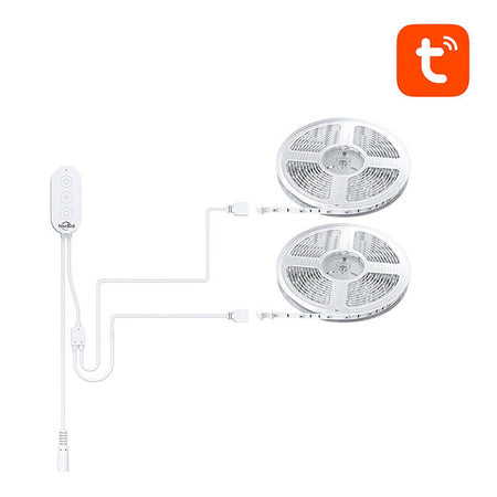Smart WiFi RGB LED light strip NiteBird SL3 (2x5m), Tuya