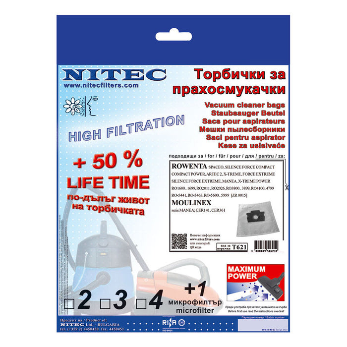 HEPA FILTER NITEC SMS T621 3 PCS