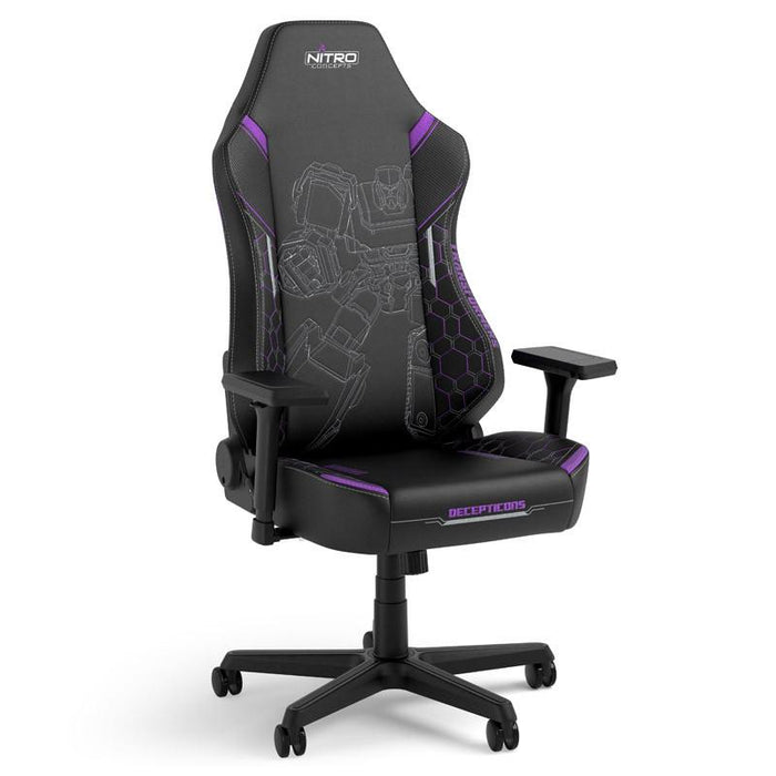 Nitro Concepts X1000 Gaming Chair, Transformers Decepticons Edition