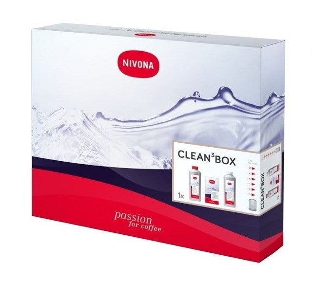 NIVONA CLEAN 3 BOX Coffee machine cleaning kit Descaler/ Tablets/ Liquid