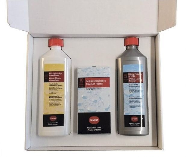 NIVONA CLEAN 3 BOX Coffee machine cleaning kit Descaler/ Tablets/ Liquid