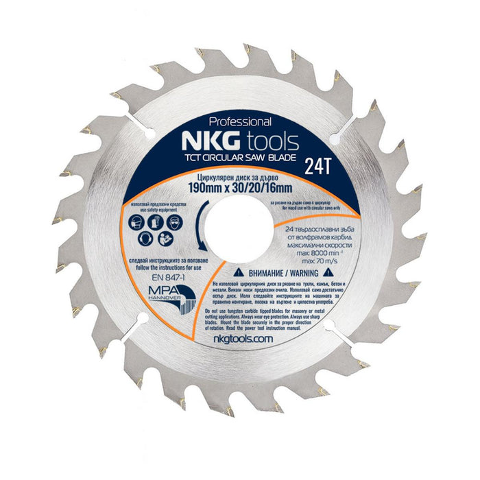 CIRCULAR DISC T24 190 MM NKG TOOLS