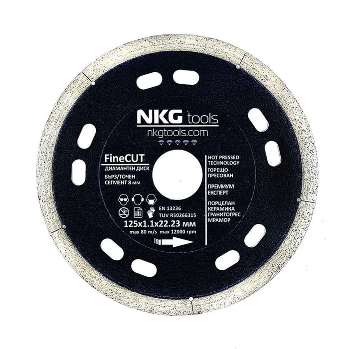 DIAMOND DISC Ф125MM 1.1MM NKG TOOLS