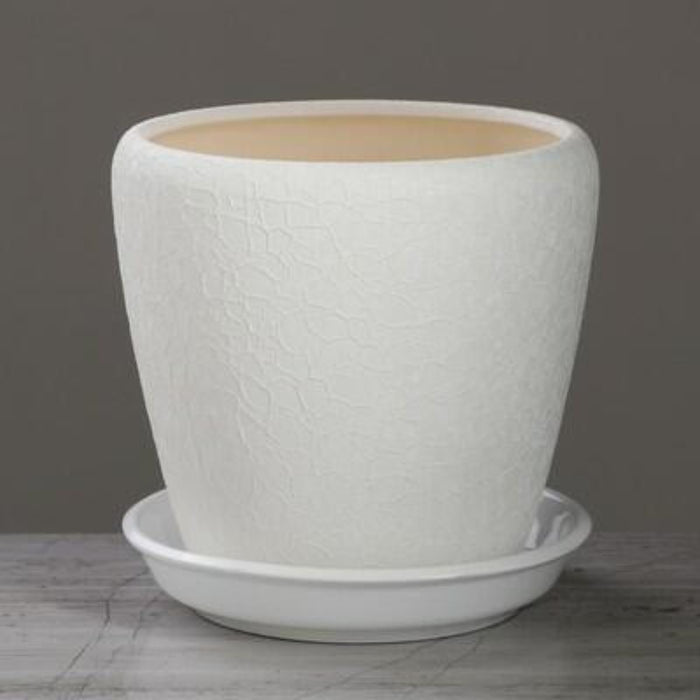 GRACE FLOWER POT 1.2 L SILK WHITE