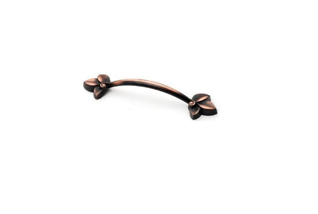 FURNITURE HANDLE 96MM LAUREL GOLD ANTIQUE