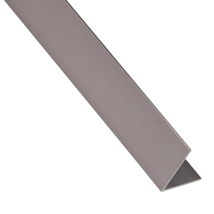 PVC CORNER PROFILE 19.5X19.5MM/1M GRAY MAT
