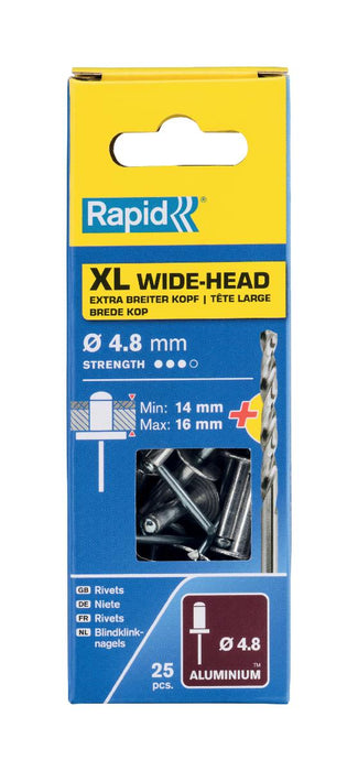POP RIVETS 4.8X20MM XL